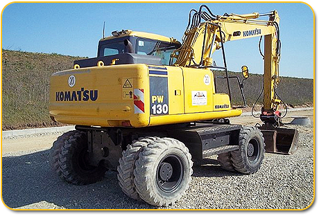 Экскаватор Полноповоротный KOMATSU PW-130